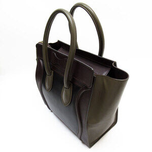 Celine Gold Burgundy Khaki Handbag Luggage Green Shopper Black Red